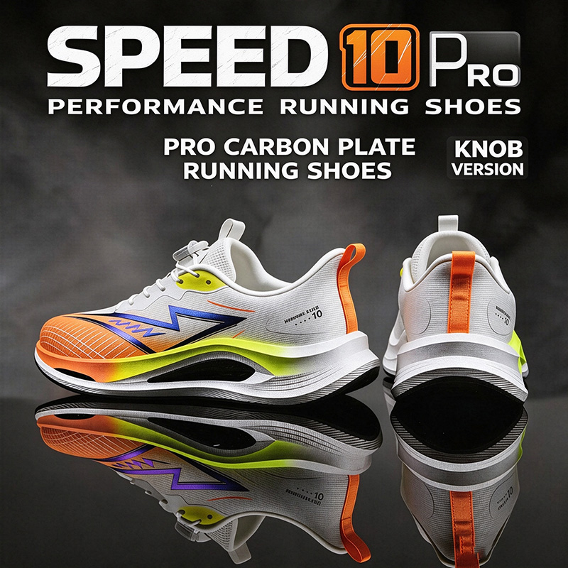 Lightweight Road Running Shoes - Hafif Karbon Plakalı Koşu Ayakkabıları, Yüksek