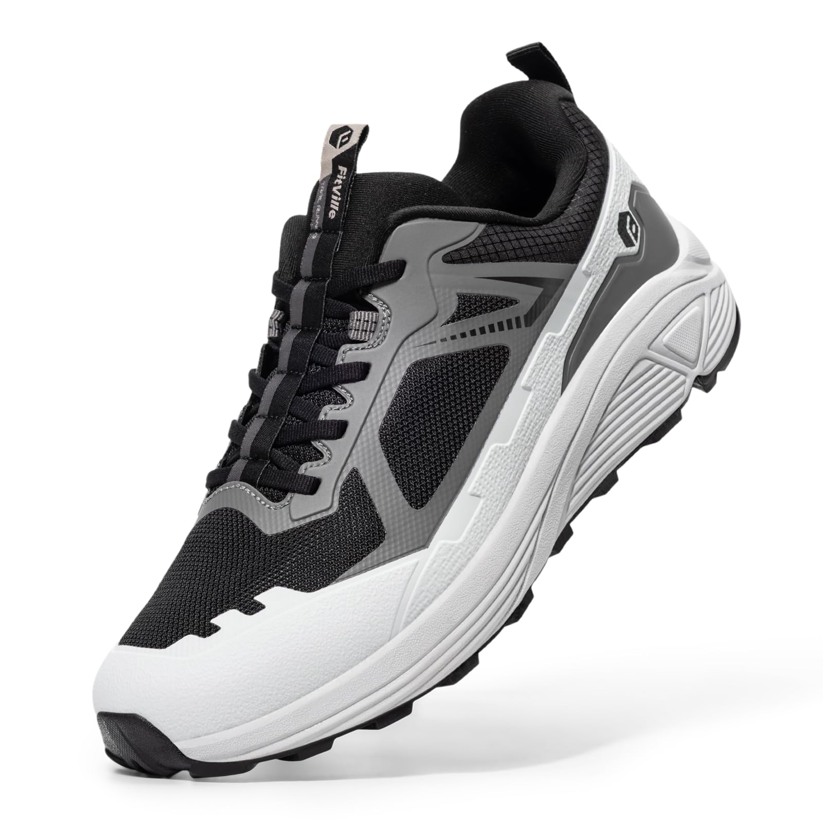 Anti Slip Trail Running Sneakers - FitVille Trail Koşu Ayakkabıları, Erkekler İçin