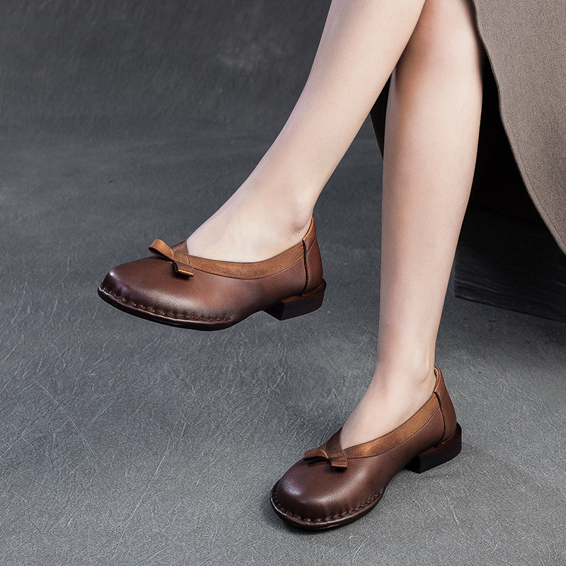 2.5 cm İnek Hakiki Deri Etnik  - Heels incelemesi ve fiyatı